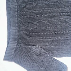 Others Follow Charcoal Cable Knit Sweater